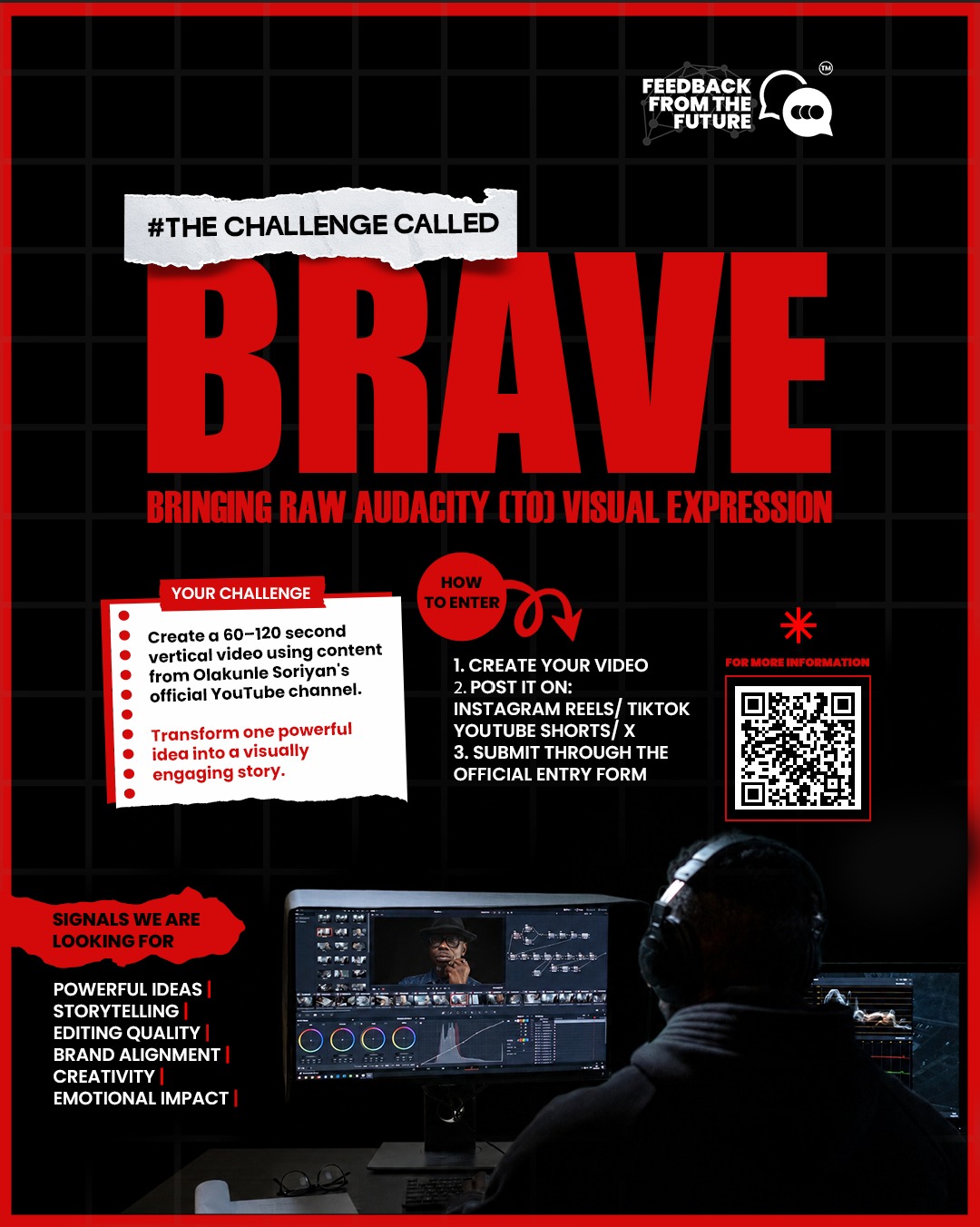 BRAVE Creator Challenge Flyer